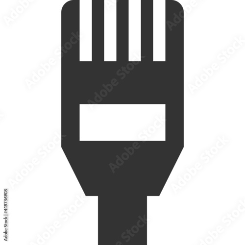 Ethernet Cable Line Icon