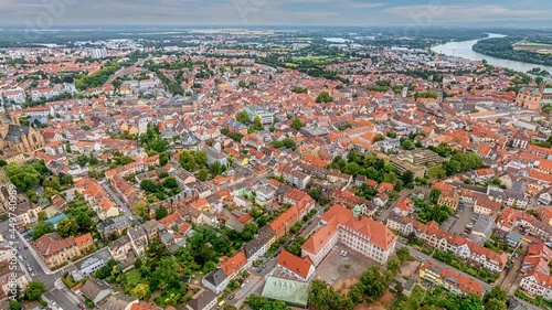 360° turn around above Speyer Germany