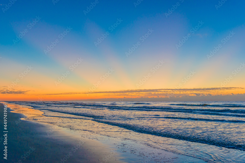 Hilton Head Island, South Carolina, Sea Shore at sunrise