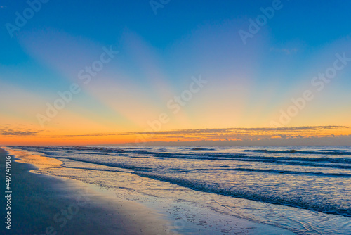 Hilton Head Island, South Carolina, Sea Shore at sunrise