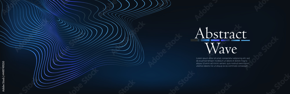 Abstract dark Geometrical Background Connection structure. Science background. onnecting dots and lines. Big data visualization and Business .Vector illustration