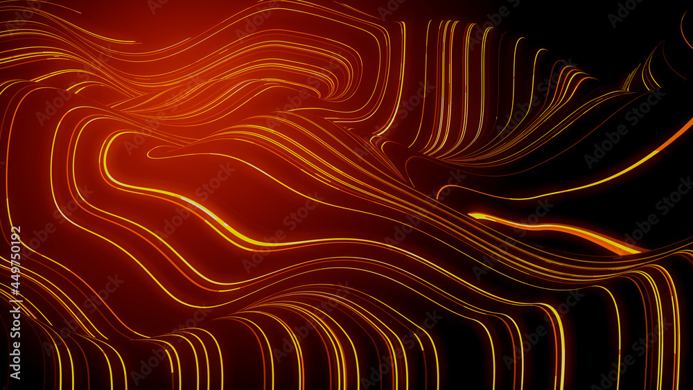 Data Transfer Concept. Orange, Futuristic Digital Style. 3D Render. Data Transfer Concept. Orange, Futuristic Digital Style. 3D Render.