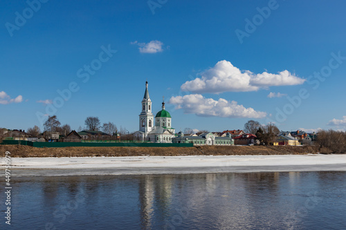 View from the embankment of the Catherine Monastery in Tver  Russia