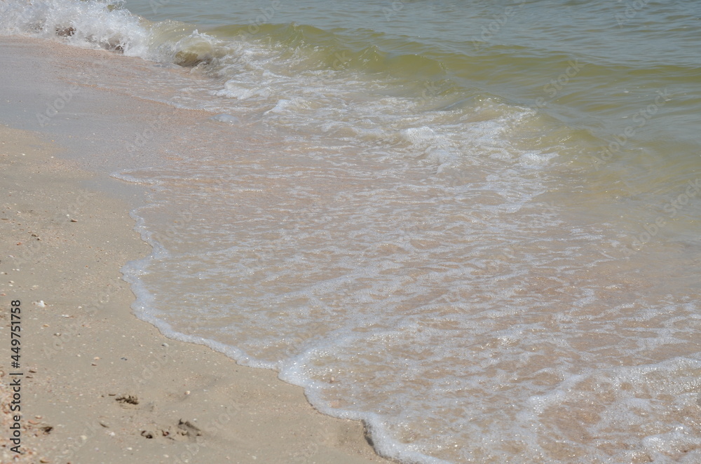 beach, sea, sand, water, wave, ocean, waves, summer, coast, nature, shore, tropical, travel, surf, holiday, vacation, tide, foam, coastline, sun, landscape, seascape, sandy, tourism, sky