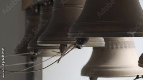 Bell tower small bells ringing