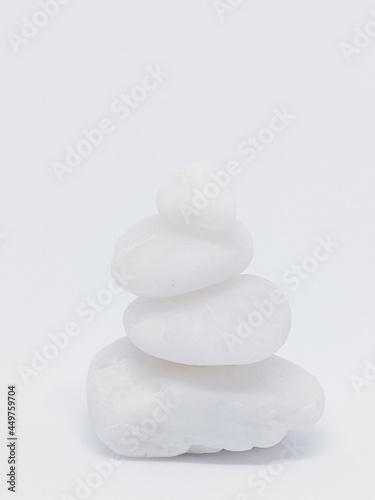 Spa white stones