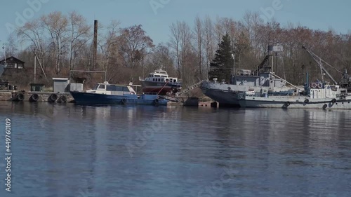 Old shipyard panoramic shot 