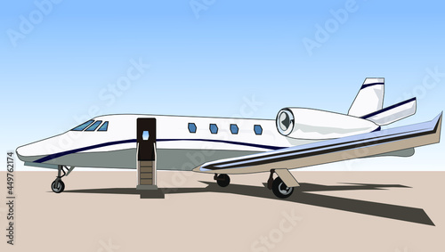 transpoer privat jet airplane travel