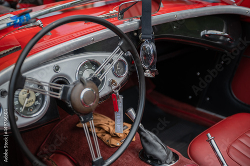 Classic Sports Car Interior