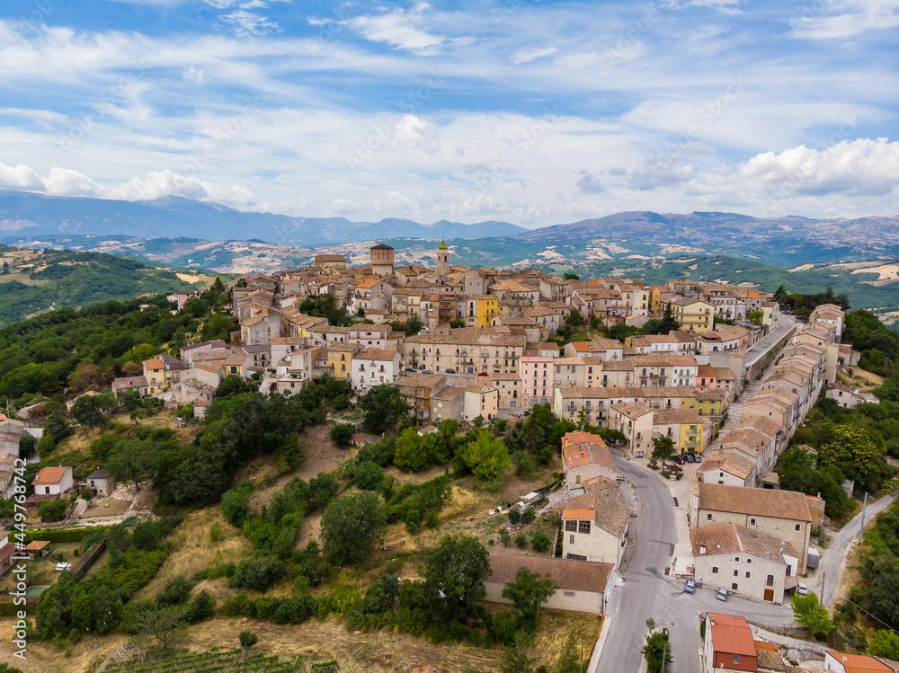 town of Oratino, Molise region, southern Italy