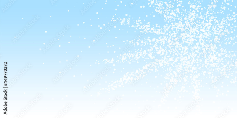 Amazing falling snow Christmas background. Subtle Amazing falling snow Christmas background. Subtle