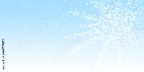 Amazing falling snow Christmas background. Subtle