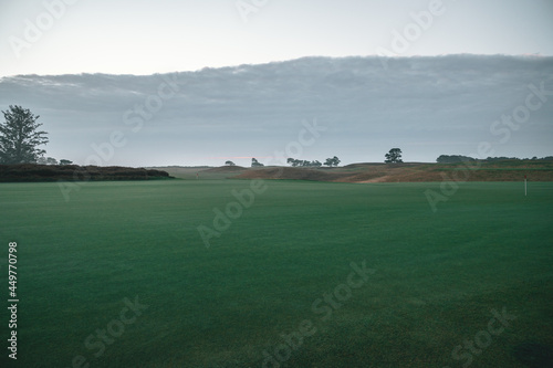 Misty day at Bandon Dunes Golf Course