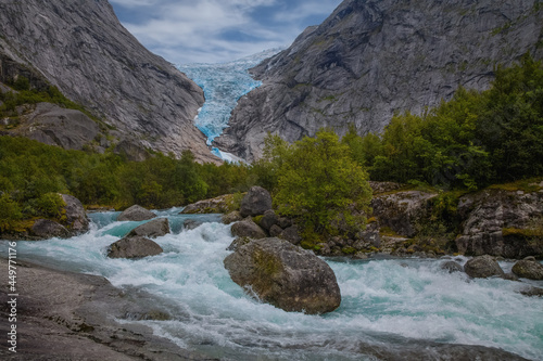 Briksdal glacier, Norway.