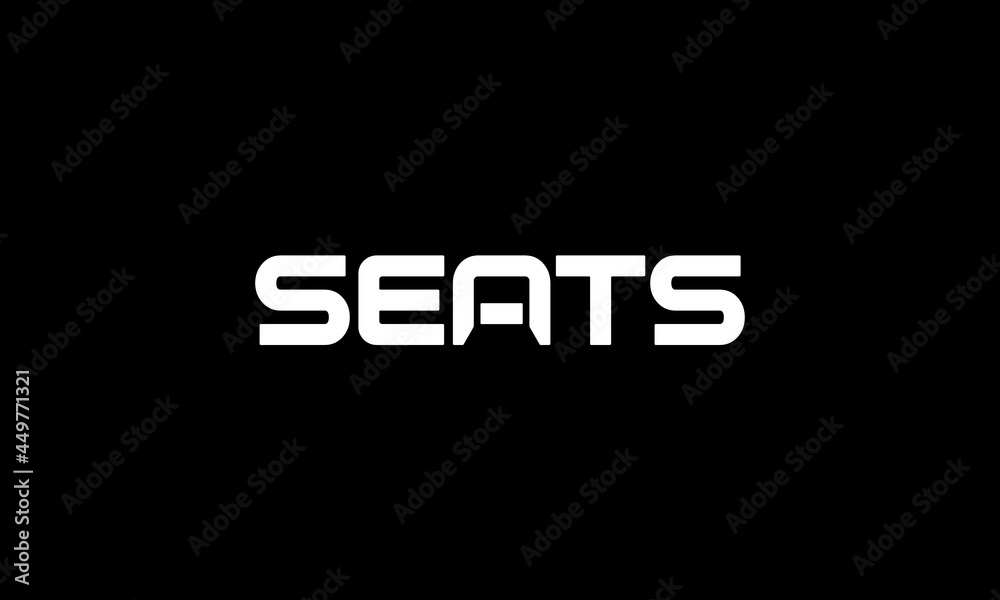 Seats Chair Text Typography Wordmark Negative Space Logo Design Inspiration Seats Chair Text Typography Wordmark Negative Space Logo Design Inspiration