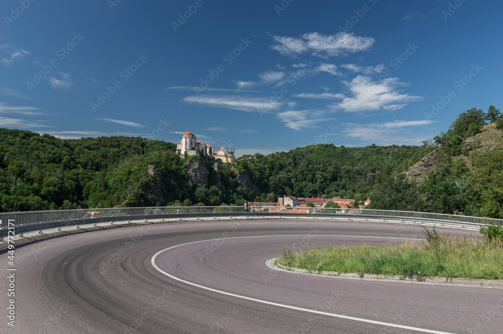 Vranov nad Dyji castle from the viewpoint of lovers