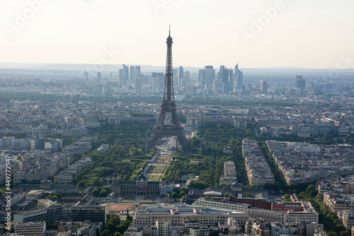 Paris Panorama View Featuring Eiffel Tower © Ali El-Hedek
