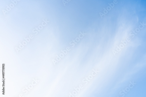 Beautiful nature flowing cloud on sunny day for background. © tienuskin