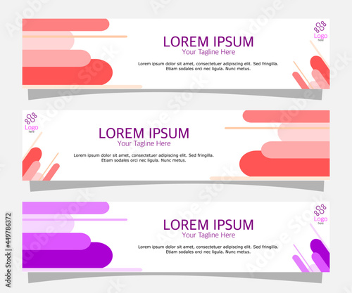 desain grafis dari banner untuk iklan