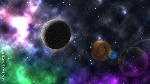 Planet Galaxy Scenery