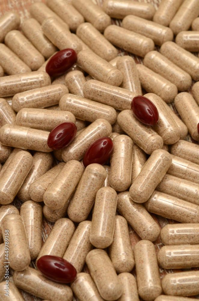 pile of pills/Milk Thistle/lycopene pile of pills/Milk Thistle/lycopene