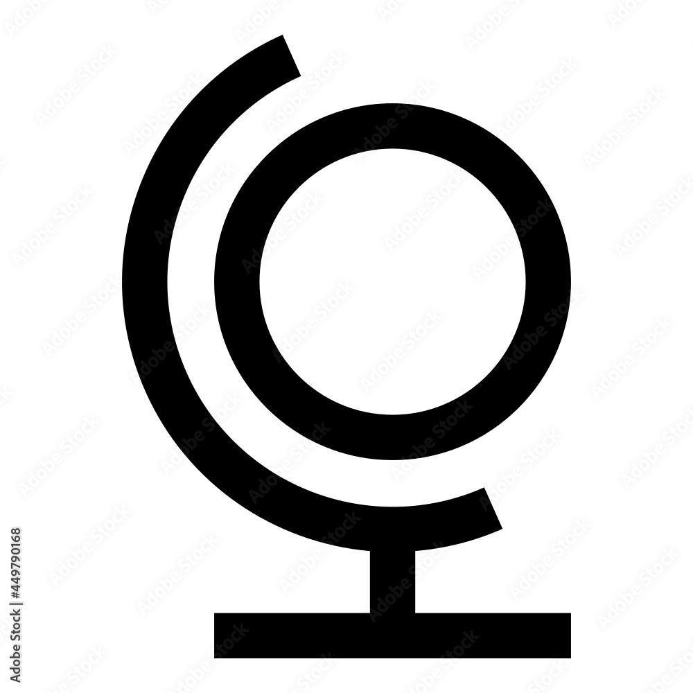 Earth icon on the white background. Earth icon on the white background.