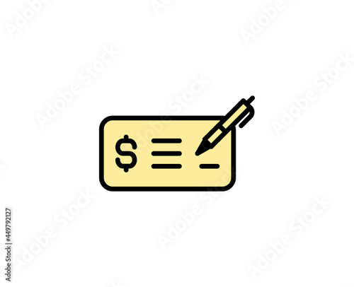 Coupon line icon. Vector symbol in trendy flat style on white background. Commerce sing for design.