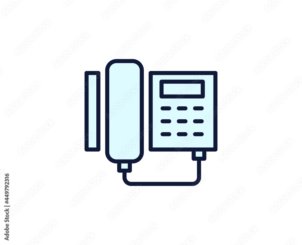 Fax line icon. Vector symbol in trendy flat style on white background. Office sing for design. Fax line icon. Vector symbol in trendy flat style on white background. Office sing for design.