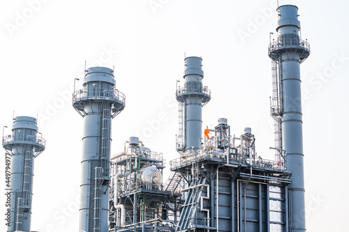 Industrial zone,The equipment of oil refining,Close-up of industrial pipelines of an oil-refinery plant,Detail of oil pipeline with valves in large oil refinery.