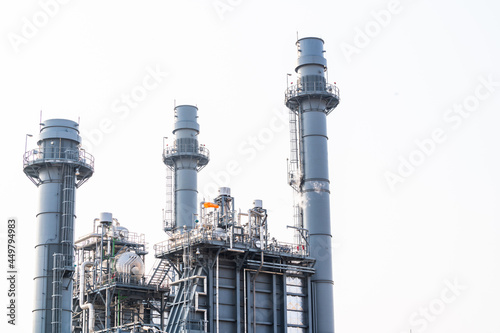 Industrial zone,The equipment of oil refining,Close-up of industrial pipelines of an oil-refinery plant,Detail of oil pipeline with valves in large oil refinery.