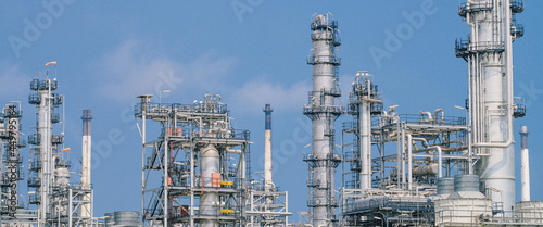 Industrial zone,The equipment of oil refining,Close-up of industrial pipelines of an oil-refinery plant,Detail of oil pipeline with valves in large oil refinery.