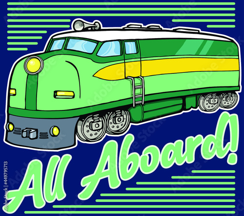 1950s diesel train engine | all aboard