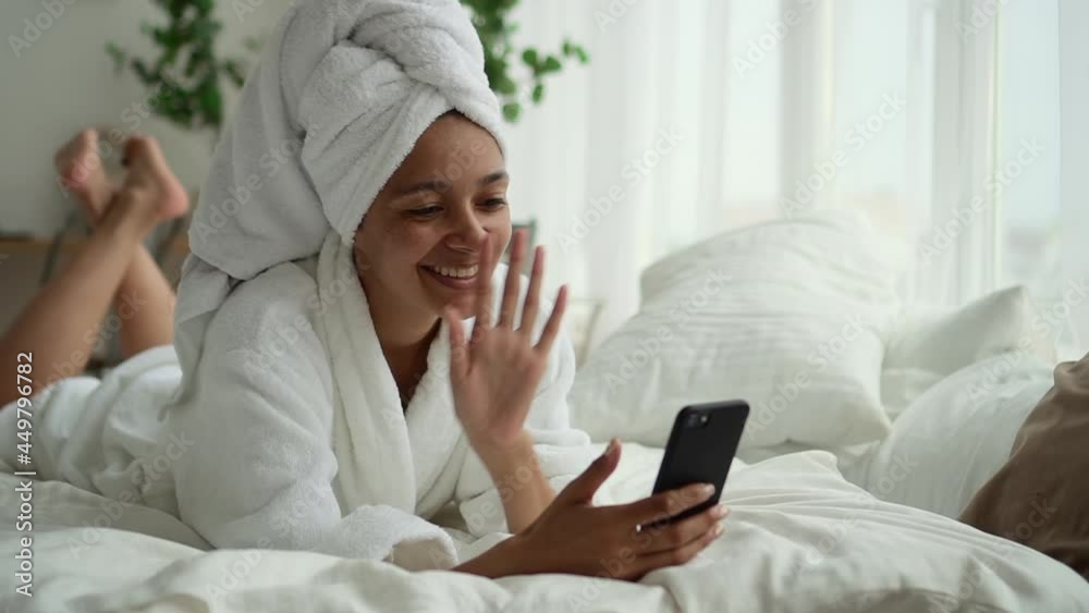 Beauty procedures at spa resort black woman at videochat Spbd Beauty procedures at spa resort black woman at videochat Spbd