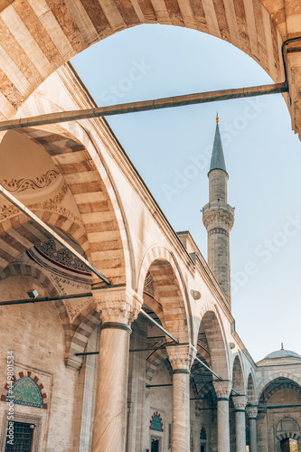 Yavuz Sultan Selim Mosque in Istanbul photo