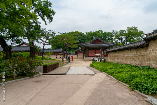 韓国のソウルの観光名所を旅行している風景 A scene from a trip to a tourist attraction in Seoul, South Korea.