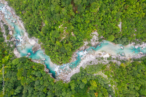 River soca from above