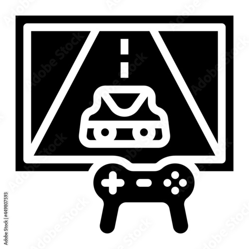 gamepad glyph icon