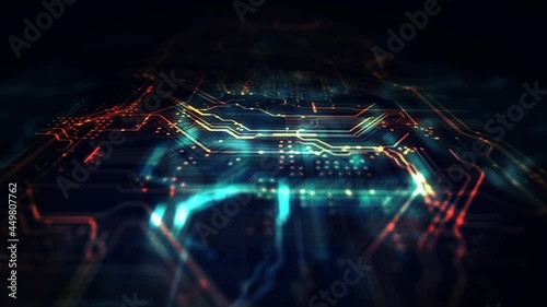 Technology background/Technology background of the abstract computer motherboard, can be used in the description of technological processes, science.