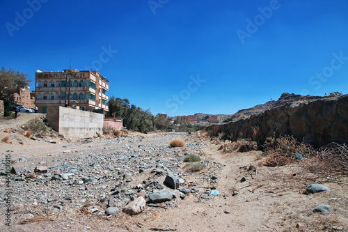 The arab village close Najran, Asir region, Saudi Arabia