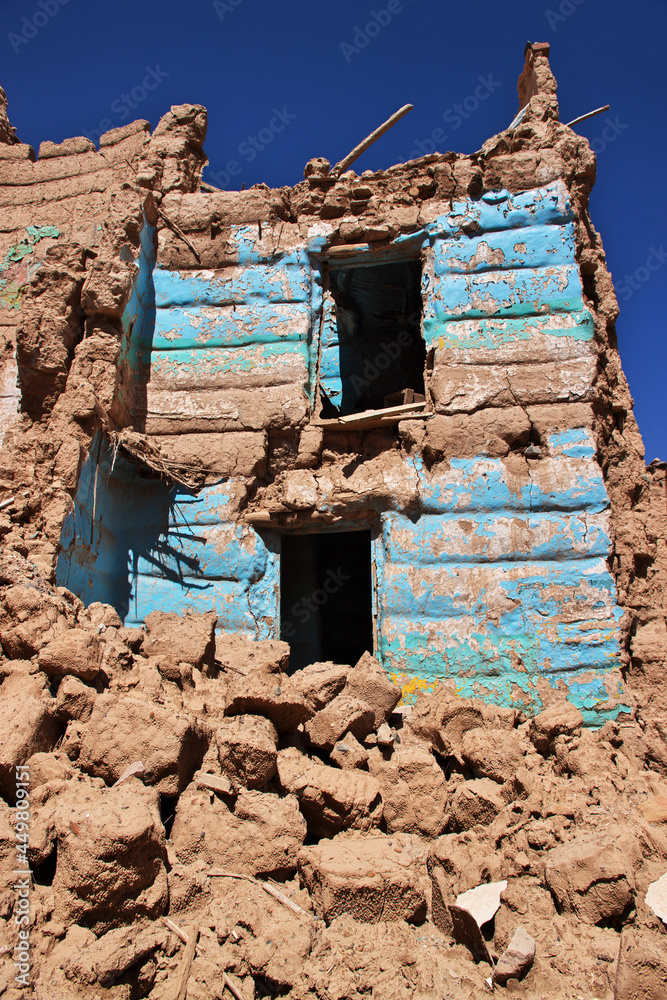 The arab village close Najran, Asir region, Saudi Arabia