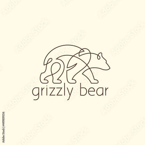 Grizzly bear logo
