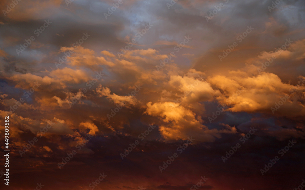 Fototapeta premium Colorful clouds - South Dakota