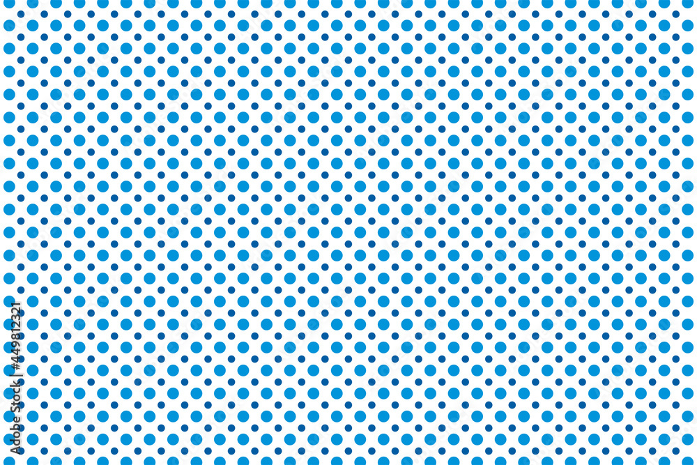 White and blue Polka Dot seamless pattern. For tablecloths, clothes, shirts, dresses, paper, bedding, blankets, quilts, and other textile products. Vector background. White and blue Polka Dot seamless pattern. For tablecloths, clothes, shirts, dresses, paper, bedding, blankets, quilts, and other textile products. Vector background.