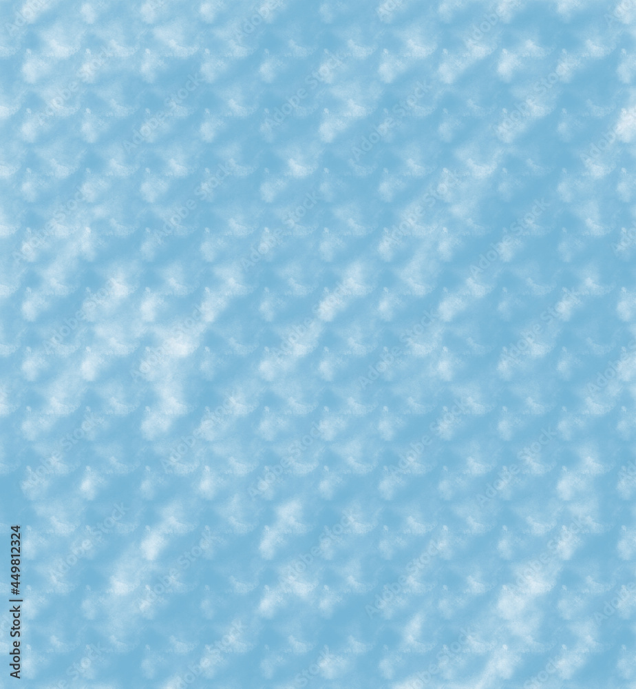 Blue background with snowflakes illustration 