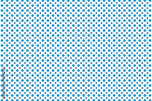 White and blue Polka Dot seamless pattern. For tablecloths  clothes  shirts  dresses  paper  bedding  blankets  quilts  and other textile products. Vector background.