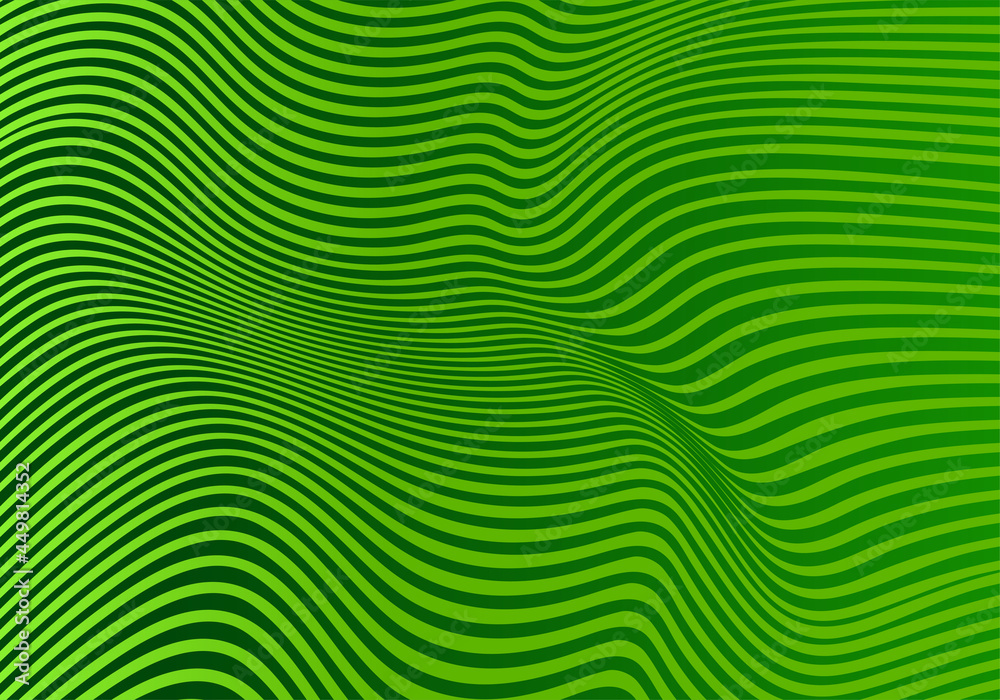 Colorful a fluid dark green wave with wavy lines pattern background Colorful a fluid dark green wave with wavy lines pattern background