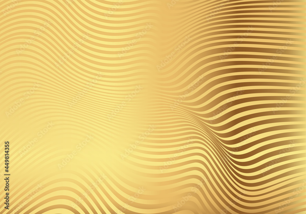 Colorful a fluid gold wave with wavy lines pattern background Colorful a fluid gold wave with wavy lines pattern background