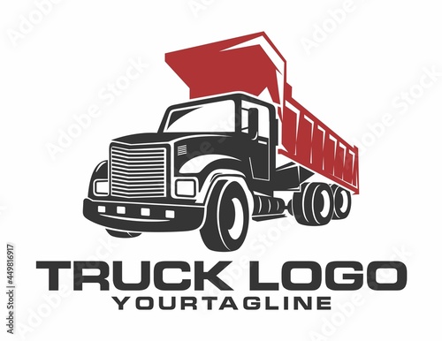 truck isolated on white 
