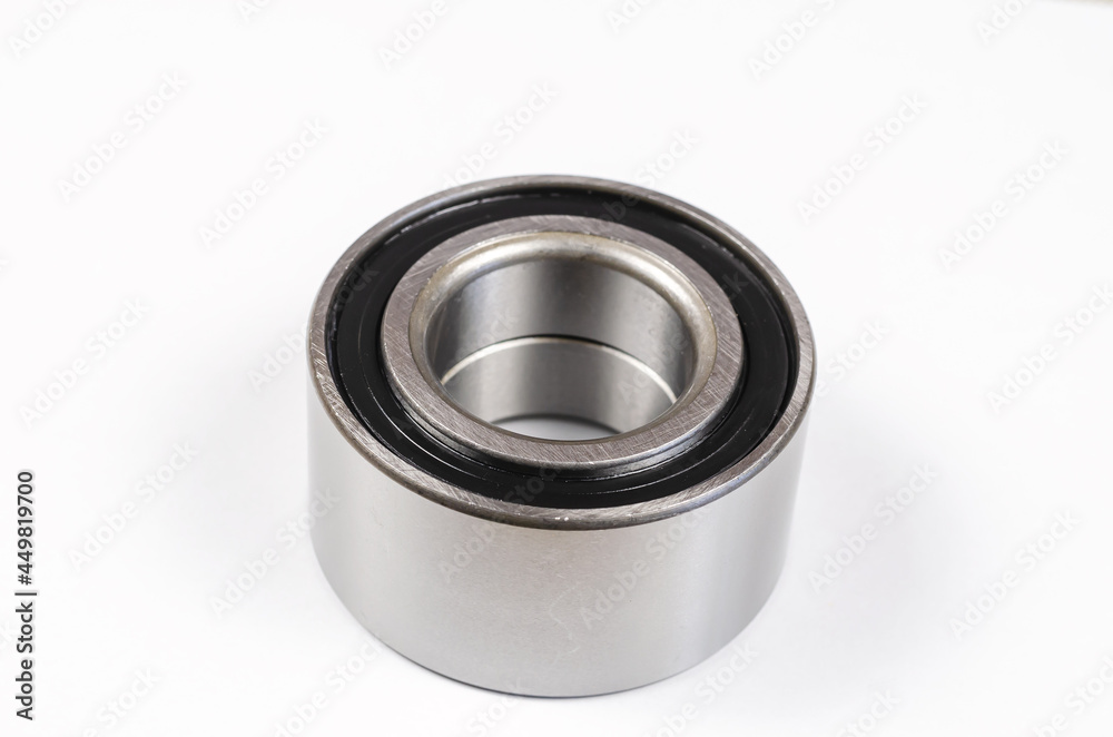 Auto parts, consumables. Hub bearing on white background. New S Auto parts, consumables. Hub bearing on white background. New S