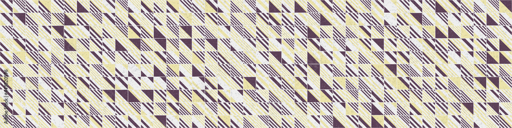 Abstract Geometric Pattern generative computational art illustration